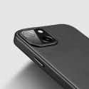 Dux Ducis Grit skórzane etui do iPhone 14 Plus elegancki pokrowiec ze sztucznej skóry (kompatybilne z MagSafe) czarny
