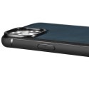 ICarer Leather Oil Wax etui pokryte naturalną skórą do iPhone 14 niebieski (WMI14220717-BU)