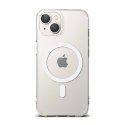 Ringke Fusion Magnetic magnetyczne sztywne etui z żelową ramką do iPhone 14 Plus półprzezroczysty (kompatybilne z MagSafe)