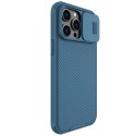 Nillkin CamShield Pro Case etui iPhone 14 Pro Max pancerny pokrowiec osłona na aparat kamerę niebieski