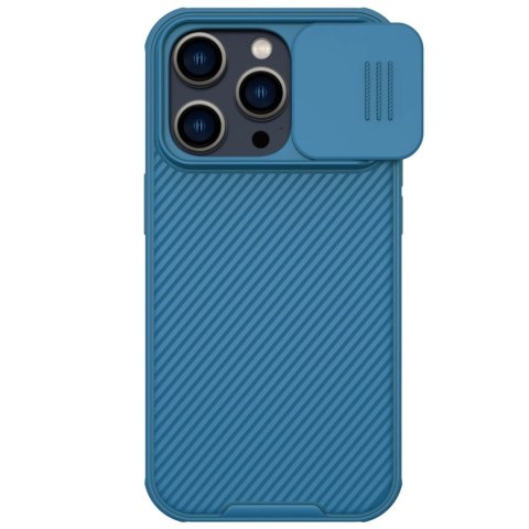 Nillkin CamShield Pro Magnetic Case etui iPhone 14 Pro Max pokrowiec osłona na aparat kamerę niebieski (z MagSafe) Nillkin CamShield Pro Magnetic Case etui iPhone 14 Pro Max pokrowiec osłona na aparat kamerę niebieski (z MagSafe)
