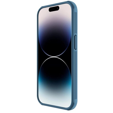 Nillkin CamShield Pro Magnetic Case etui iPhone 14 Pro Max pokrowiec osłona na aparat kamerę niebieski (z MagSafe) Nillkin CamShield Pro Magnetic Case etui iPhone 14 Pro Max pokrowiec osłona na aparat kamerę niebieski (z MagSafe)