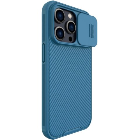 Nillkin CamShield Pro Magnetic Case etui iPhone 14 Pro Max pokrowiec osłona na aparat kamerę niebieski (z MagSafe) Nillkin CamShield Pro Magnetic Case etui iPhone 14 Pro Max pokrowiec osłona na aparat kamerę niebieski (z MagSafe)
