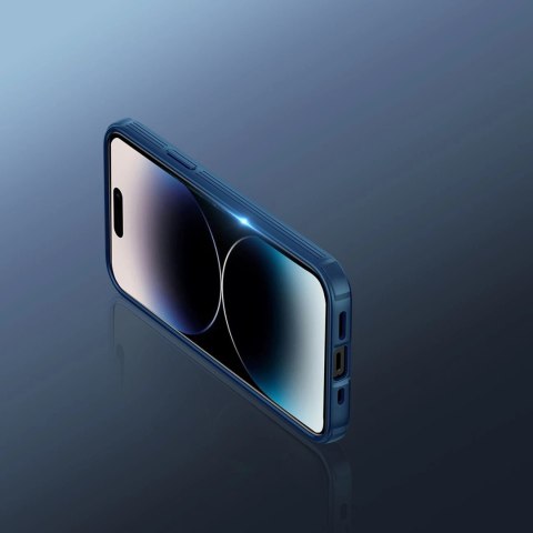 Nillkin CamShield Pro Magnetic Case etui iPhone 14 Pro Max pokrowiec osłona na aparat kamerę niebieski (z MagSafe) Nillkin CamShield Pro Magnetic Case etui iPhone 14 Pro Max pokrowiec osłona na aparat kamerę niebieski (z MagSafe)