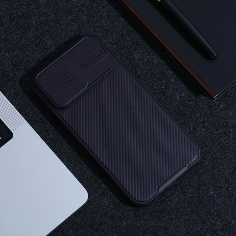 Nillkin CamShield Pro Magnetic Case etui iPhone 14 Pro Max pokrowiec osłona na aparat kamerę niebieski (z MagSafe) Nillkin CamShield Pro Magnetic Case etui iPhone 14 Pro Max pokrowiec osłona na aparat kamerę niebieski (z MagSafe)