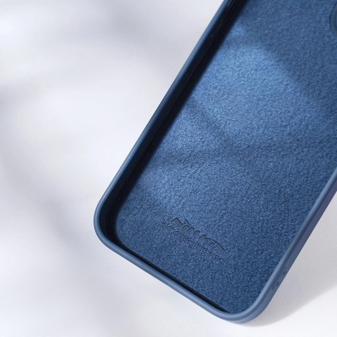 Nillkin CamShield Silky Silicone Case etui iPhone 14 Pro Max pokrowiec z osłoną na aparat zielony Nillkin CamShield Silky Silicone Case etui iPhone 14 Pro Max pokrowiec z osłoną na aparat zielony