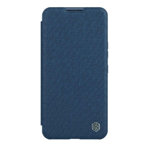 Nillkin Qin Cloth Pro Case etui do iPhone 14 Pro osłona na aparat kabura pokrowiec obudowa z klapką niebieski Nillkin Qin Cloth Pro Case etui do iPhone 14 Pro osłona na aparat kabura pokrowiec obudowa z klapką niebieski