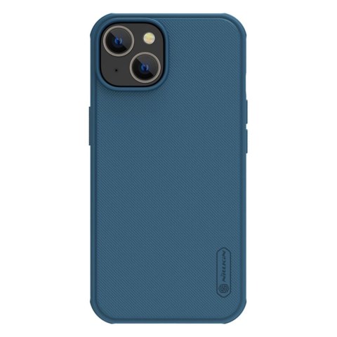 Nillkin Super Frosted Shield Pro Magnetic Case etui iPhone 14 Plus z MagSafe magnetyczne niebieski Nillkin Super Frosted Shield Pro Magnetic Case etui iPhone 14 Plus z MagSafe magnetyczne niebieski