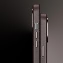 Dux Ducis Naples etui do iPhone 14 skórzany pokrowiec (kompatybilny z MagSafe) ciemnobrązowy