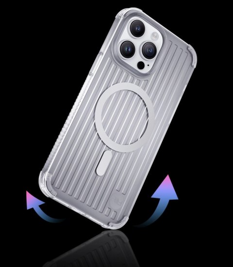 Kingxbar PQY Go Out Series magnetyczne etui iPhone 14 Plus MagSafe laser color Kingxbar PQY Go Out Series magnetyczne etui iPhone 14 Plus MagSafe laser color