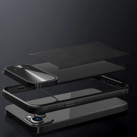 Nillkin CamShield Leather S Case etui iPhone 14 Pro Max pokrowiec z osłoną na aparat zielone Nillkin CamShield Leather S Case etui iPhone 14 Pro Max pokrowiec z osłoną na aparat zielone