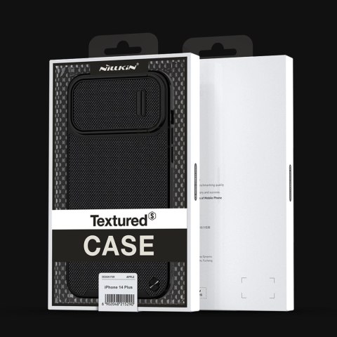 Nillkin Textured S Case etui iPhone 14 Plus pancerny pokrowiec z osłoną na aparat czarny Nillkin Textured S Case etui iPhone 14 Plus pancerny pokrowiec z osłoną na aparat czarny