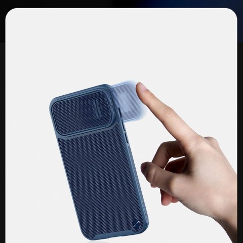 Nillkin Textured S Case etui iPhone 14 Plus pancerny pokrowiec z osłoną na aparat czarny Nillkin Textured S Case etui iPhone 14 Plus pancerny pokrowiec z osłoną na aparat czarny