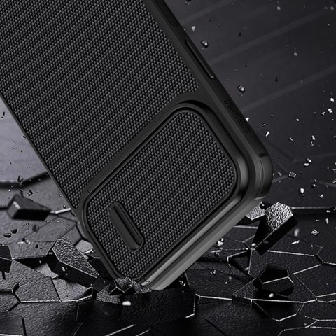 Nillkin Textured S Case etui iPhone 14 Plus pancerny pokrowiec z osłoną na aparat niebieskie Nillkin Textured S Case etui iPhone 14 Plus pancerny pokrowiec z osłoną na aparat niebieskie