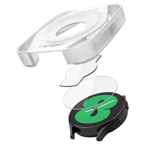 Szkło hartowane Spigen Glas.tR EZ Fit na Samsung Galaxy Watch 4 / 5 (40 mm) - 2 szt. Szkło hartowane Spigen Glas.tR EZ Fit na Samsung Galaxy Watch 4 / 5 (40 mm) - 2 szt.
