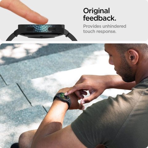 Szkło hartowane Spigen Glas.tR EZ Fit na Samsung Galaxy Watch 4 / 5 (40 mm) - 2 szt. Szkło hartowane Spigen Glas.tR EZ Fit na Samsung Galaxy Watch 4 / 5 (40 mm) - 2 szt.
