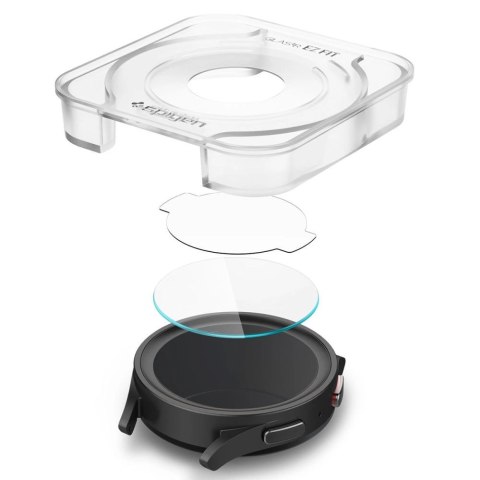 Szkło hartowane Spigen Glas.tR EZ Fit na Samsung Galaxy Watch 5 Pro (45 mm) - 2 szt. Szkło hartowane Spigen Glas.tR EZ Fit na Samsung Galaxy Watch 5 Pro (45 mm) - 2 szt.