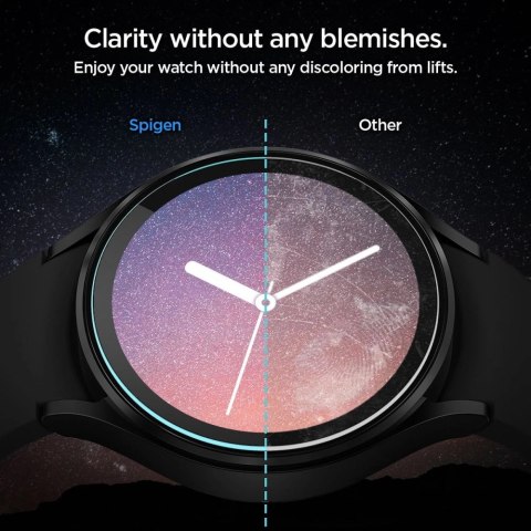 Szkło hartowane Spigen Glas.tR EZ Fit na Samsung Galaxy Watch 5 Pro (45 mm) - 2 szt. Szkło hartowane Spigen Glas.tR EZ Fit na Samsung Galaxy Watch 5 Pro (45 mm) - 2 szt.