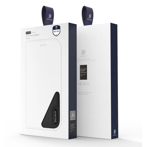 Dux Ducis Hivo etui do Samsung Galaxy S23 Ultra pokrowiec z klapką portfel podstawka blokada RFID brązowe Dux Ducis Hivo etui do Samsung Galaxy S23 Ultra pokrowiec z klapką portfel podstawka blokada RFID brązowe