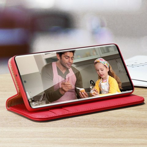 Dux Ducis Hivo etui do Samsung Galaxy S23 Ultra pokrowiec z klapką portfel podstawka blokada RFID brązowe Dux Ducis Hivo etui do Samsung Galaxy S23 Ultra pokrowiec z klapką portfel podstawka blokada RFID brązowe