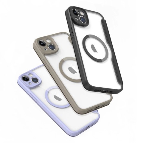 Etui Dux Ducis Skin X Pro na iPhone 14 Plus z MagSafe i klapką - beżowe Etui Dux Ducis Skin X Pro na iPhone 14 Plus z MagSafe i klapką - beżowe