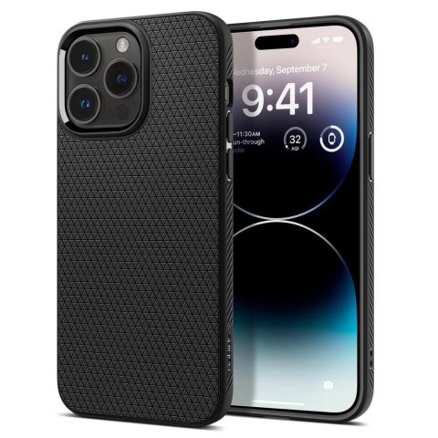 Etui Spigen Liquid Air na iPhone 14 Pro Max - czarny mat Etui Spigen Liquid Air na iPhone 14 Pro Max - czarny mat