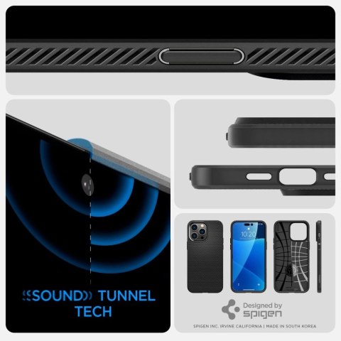 Etui Spigen Liquid Air na iPhone 14 Pro Max - czarny mat Etui Spigen Liquid Air na iPhone 14 Pro Max - czarny mat