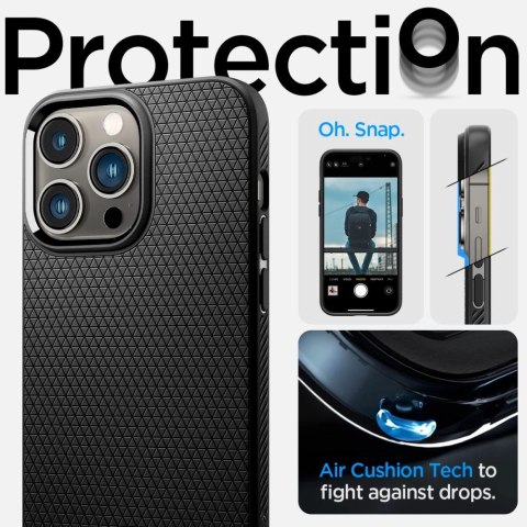 Etui Spigen Liquid Air na iPhone 14 Pro Max - czarny mat Etui Spigen Liquid Air na iPhone 14 Pro Max - czarny mat