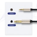 Kabel Ugreen AV127 10625 audio TRS mini jack 3,5mm / jack 6,35mm 1m - szary