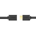 Kabel Ugreen HD107 10141 HDMI (męski) - HDMI (żeński) 4K 1m - czarny