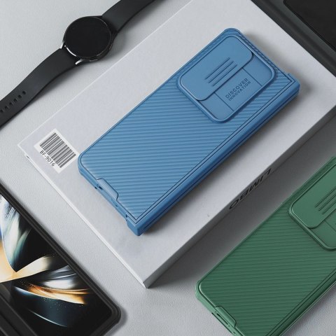 Nillkin CamShield Pro Case (simple) etui Samsung Galaxy Z Fold 4 pokrowiec z osłoną na aparat niebieskie Nillkin CamShield Pro Case (simple) etui Samsung Galaxy Z Fold 4 pokrowiec z osłoną na aparat niebieskie