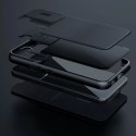 Nillkin Qin Cloth Pro Case etui Samsung Galaxy S23+ pokrowiec z klapką osłona na aparat niebieskie