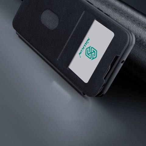 Nillkin Qin Cloth Pro Case etui Samsung Galaxy S23+ pokrowiec z klapką osłona na aparat niebieskie Nillkin Qin Cloth Pro Case etui Samsung Galaxy S23+ pokrowiec z klapką osłona na aparat niebieskie