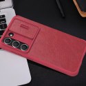 Nillkin Qin Leather Pro Case etui Samsung Galaxy S23+ pokrowiec z klapką osłona na aparat czarne