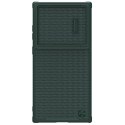 Nillkin Textured S Case etui Samsung Galaxy S22 Ultra pancerny pokrowiec z osłoną na aparat zielone