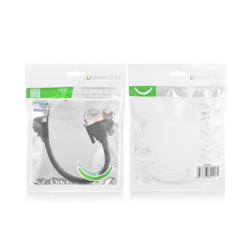 Ugreen kabel przewód adapter DVI (męski) - HDMI (żeński) 0.15m czarny (20118) Ugreen kabel przewód adapter DVI (męski) - HDMI (żeński) 0.15m czarny (20118)