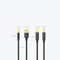 Ugreen kabel przewód do drukarki USB-A - USB-B 480Mb/s 5m czarny (US135)