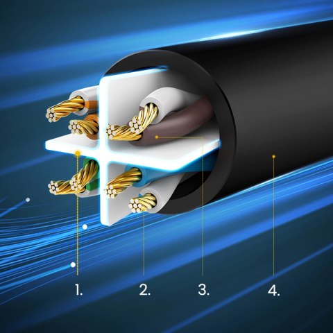 Ugreen kabel sieciowy internetowy LAN Ethernet U/UTP Cat. 6 1000Mb/s 8m czarny (NW102) Ugreen kabel sieciowy internetowy LAN Ethernet U/UTP Cat. 6 1000Mb/s 8m czarny (NW102)