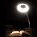 Bezprzewodowa lampka LED do czytania z klipsem + kabel micro USB biały