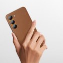 Dux Ducis Grit etui Samsung Galaxy S23+ elegancki pokrowiec ze sztucznej skóry brązowe