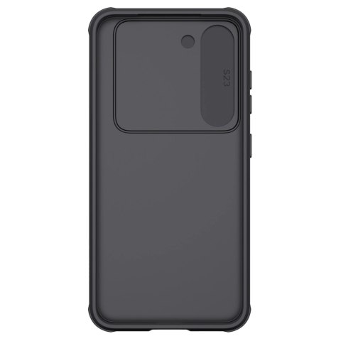 Nillkin CamShield Pro Case etui Samsung Galaxy S23 pokrowiec z osłoną na aparat czarne Nillkin CamShield Pro Case etui Samsung Galaxy S23 pokrowiec z osłoną na aparat czarne