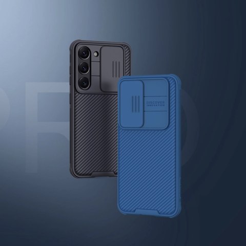 Nillkin CamShield Pro Case etui Samsung Galaxy S23 pokrowiec z osłoną na aparat czarne Nillkin CamShield Pro Case etui Samsung Galaxy S23 pokrowiec z osłoną na aparat czarne