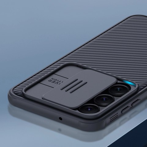 Nillkin CamShield Pro Case etui Samsung Galaxy S23 pokrowiec z osłoną na aparat czarne Nillkin CamShield Pro Case etui Samsung Galaxy S23 pokrowiec z osłoną na aparat czarne
