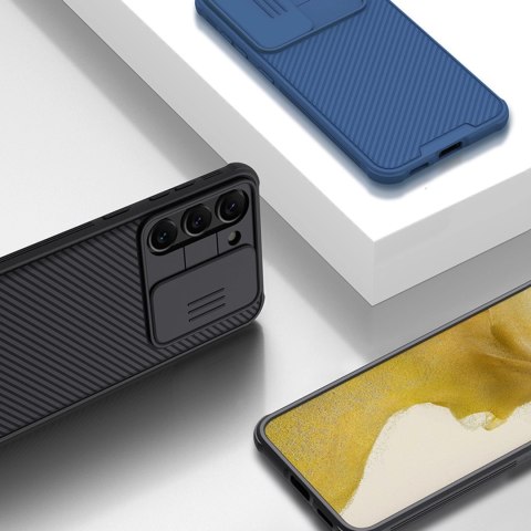 Nillkin CamShield Pro Case etui Samsung Galaxy S23 pokrowiec z osłoną na aparat czarne Nillkin CamShield Pro Case etui Samsung Galaxy S23 pokrowiec z osłoną na aparat czarne