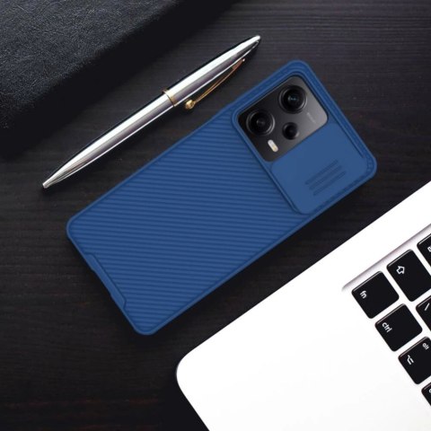 Nillkin CamShield Pro Case etui do Xiaomi Redmi Note 12 Pro / Poco X5 Pro 5G pokrowiec z osłoną na aparat czarne Nillkin CamShield Pro Case etui do Xiaomi Redmi Note 12 Pro / Poco X5 Pro 5G pokrowiec z osłoną na aparat czarne