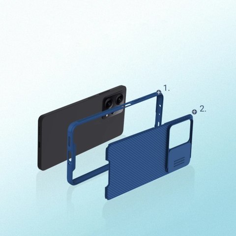 Nillkin CamShield Pro Case etui do Xiaomi Redmi Note 12 Pro / Poco X5 Pro 5G pokrowiec z osłoną na aparat czarne Nillkin CamShield Pro Case etui do Xiaomi Redmi Note 12 Pro / Poco X5 Pro 5G pokrowiec z osłoną na aparat czarne