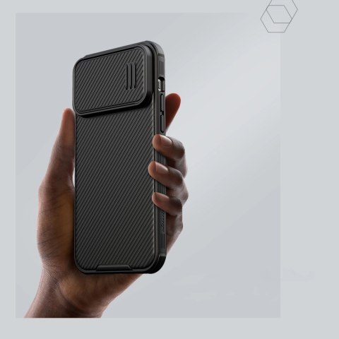 Nillkin CamShield S Case etui iPhone 14 Pro Max pancerny pokrowiec osłona na aparat czarne Nillkin CamShield S Case etui iPhone 14 Pro Max pancerny pokrowiec osłona na aparat czarne