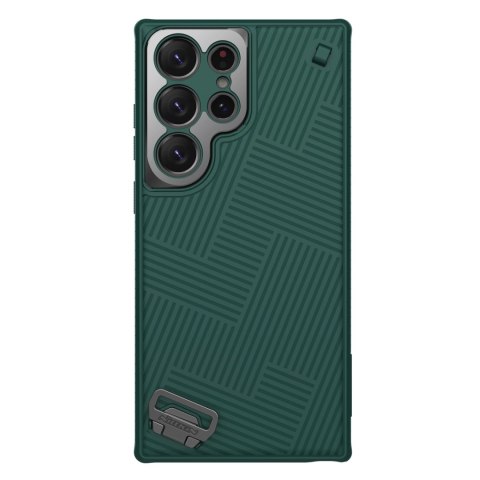 Nillkin Strap Case etui do Samsung Galaxy S23 Ultra pancerny pokrowiec z paskiem na rękę zielone Nillkin Strap Case etui do Samsung Galaxy S23 Ultra pancerny pokrowiec z paskiem na rękę zielone