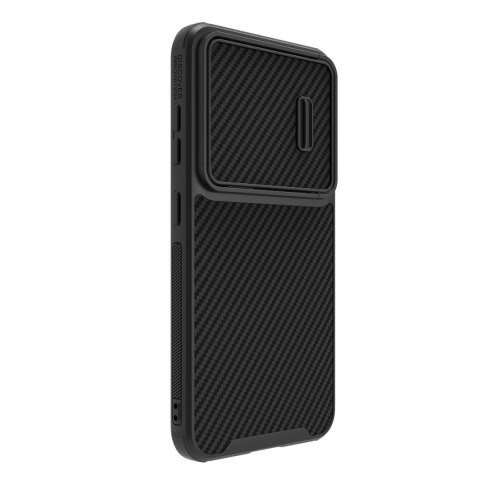 Nillkin Synthetic Fiber S Case etui Samsung Galaxy S23+ pokrowiec osłona na aparat czarne Nillkin Synthetic Fiber S Case etui Samsung Galaxy S23+ pokrowiec osłona na aparat czarne
