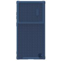 Nillkin Textured S Case etui Samsung Galaxy S22 Ultra pancerny pokrowiec z osłoną na aparat niebieskie